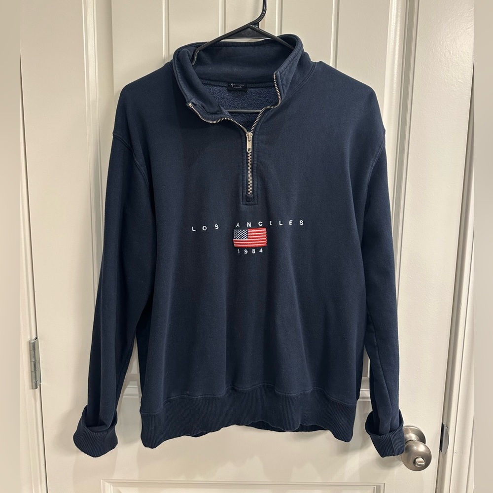 Brandy Melville Womens Sweatshirt Quarter Zip